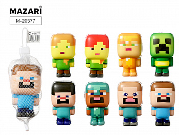 Игрушка-антистресс M-CRAFT, 8 дизайнов, ПВХ- сетка