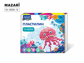 Пластилин классический 12 цв., 240 г