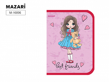 Папка для тетрадей BEST FRIENDS А5, 230*180*25мм