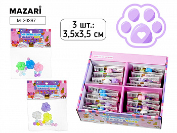 Игрушки-антистресс ЛАПКИ, 3 шт. ОПП-упаковка
