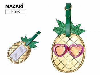 Бирка для багажа PINEAPPLE 8,5х13,8см