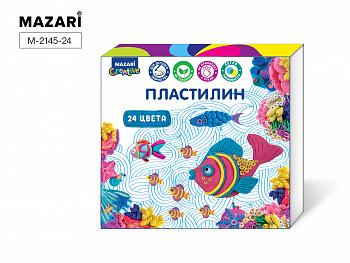Пластилин классический 24 цв., 480 г