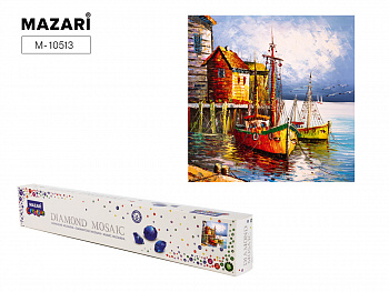 Алмазная мозаика ДОМИК У МОРЯ , 30х30см